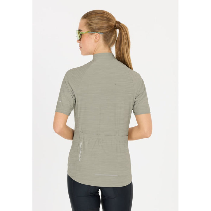 ENDURANCE Logan W Cycling/MTB Melange S/S Jersey Cycling Shirt 1270 Wrought Iron