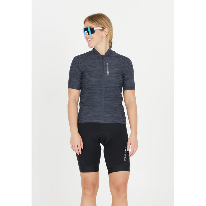 ENDURANCE Logan W Cycling/MTB Melange S/S Jersey Cycling Shirt 2154 Blue Nights