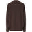 ATHLECIA Lyda W Knitted Crew Neck Knit 1294 Chocolate Torte