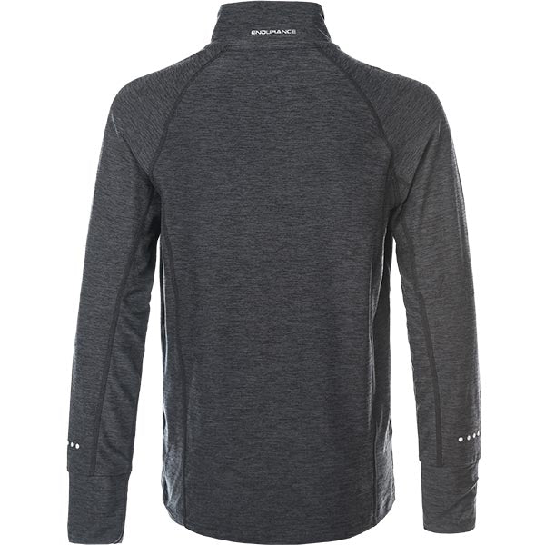 ENDURANCE Lyle Jr. Unisex Melange Performance Midlayer Midlayer 1001 Black