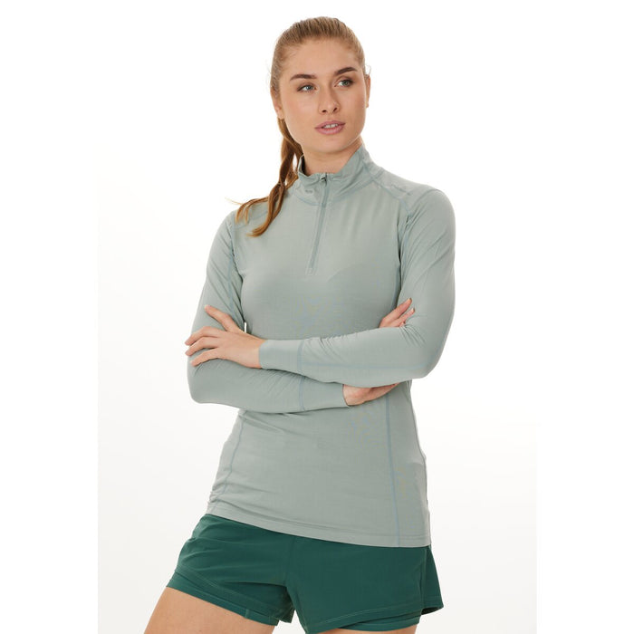 ENDURANCE Lyma W Bamboo Midlayer Midlayer 3131 Dusty Teal