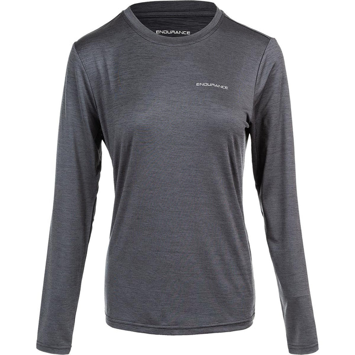 ENDURANCE Maje W Melange L/S Tee T-shirt 1001 Black