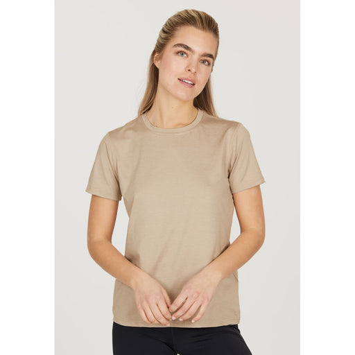 ENDURANCE Maje W Melange S/S Tee T-shirt 1136 Simply Taupe