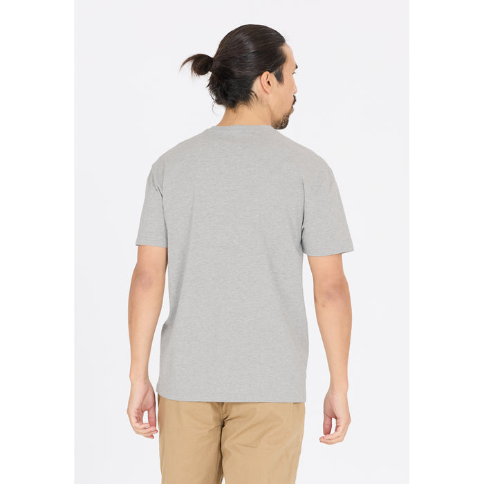 CRUZ Maliko M Printed S/S T-Shirt T-shirt 1005 Light Grey Melange