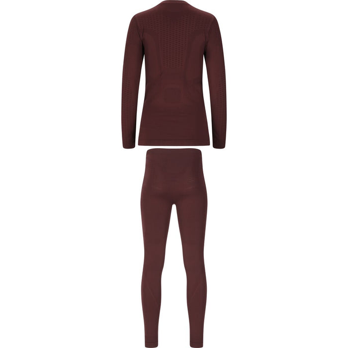 WHISTLER Mall W Seamless Underwear Set Baselayer 4241 Fudge