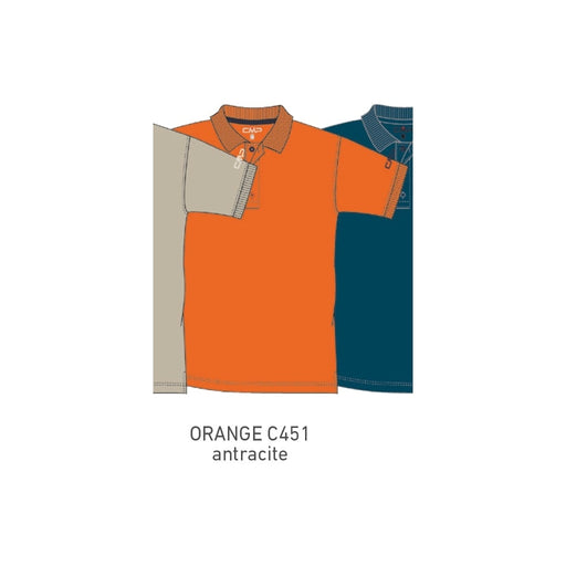 CMP Man Functional Polo (40UPF) Polo C451 Orange
