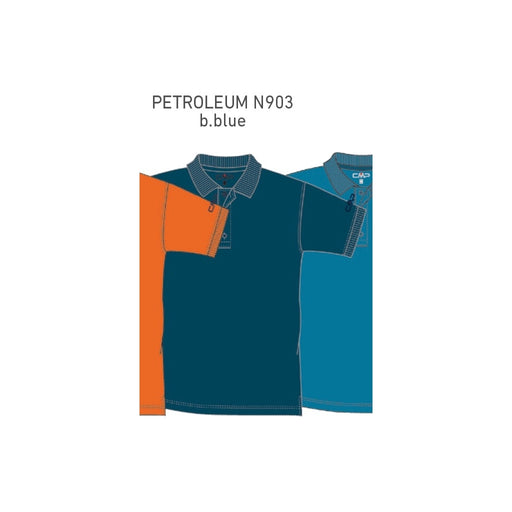 CMP Man Functional Polo (40UPF) Polo N903 Petroleum