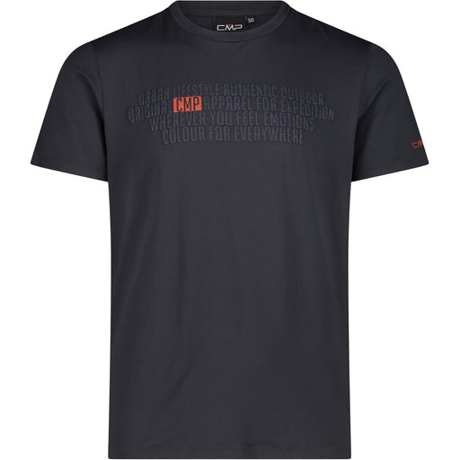 CMP Man Functional T-Shirt Stretch T-shirt 04UR Antracite-Rust