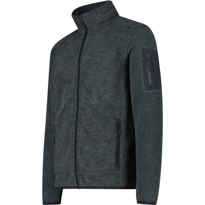 CMP Man Jacket Fleece 01FZ Jungle-Antracite