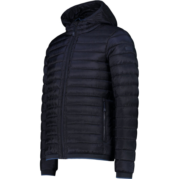 CMP Man Jacket Fix Hood Jacket N950 Black Blue