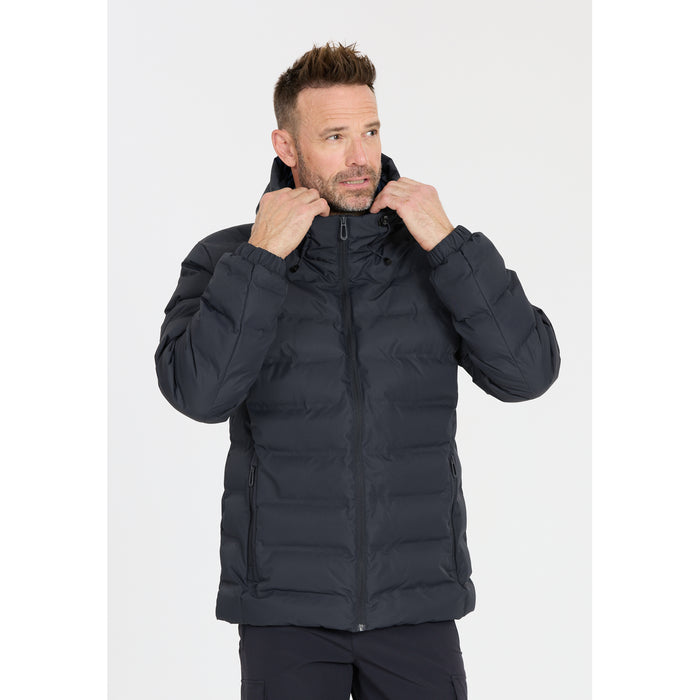 CMP Man Jacket Fix Hood Jacket N950 Black Blue