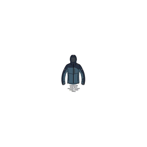 CMP Man Jacket Fix Hood Jacket N876 Avio
