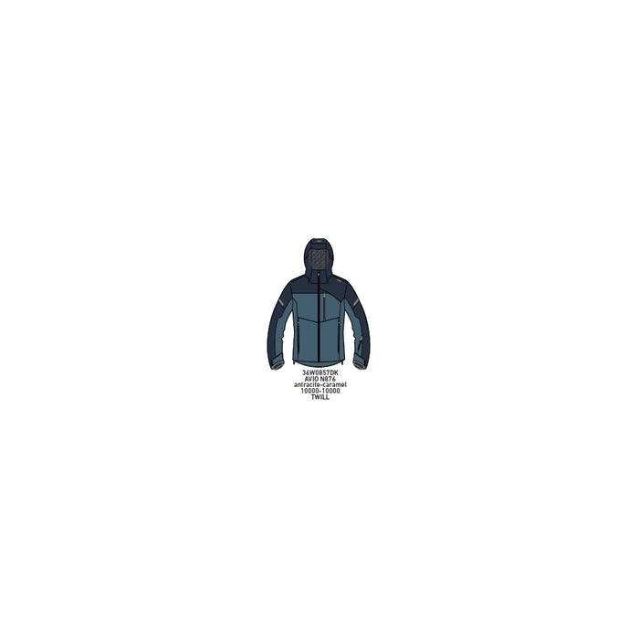 CMP Man Jacket Fix Hood Jacket N876 Avio