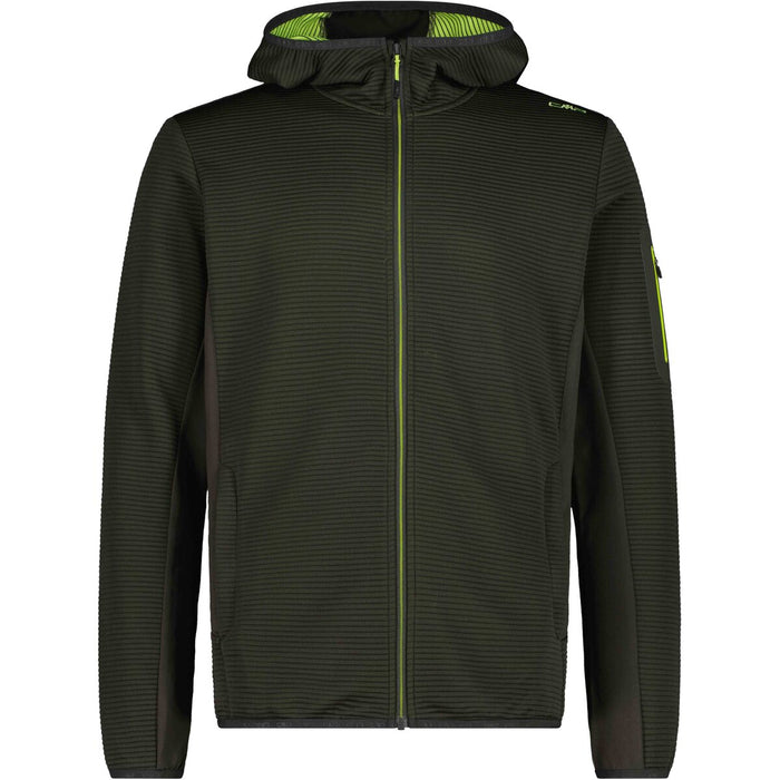 CMP Man Jacket Hybrid Fix Hood Jacket F963 Pine