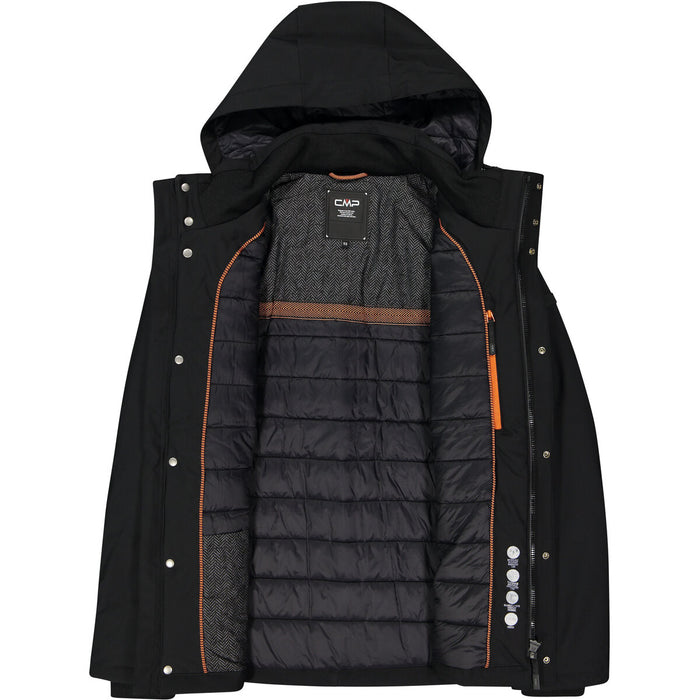 CMP Man Jacket Snaps Hood Jacket U901 Nero