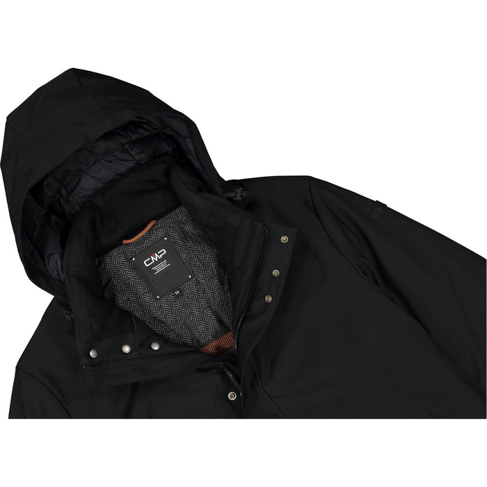 CMP Man Jacket Snaps Hood Jacket U901 Nero