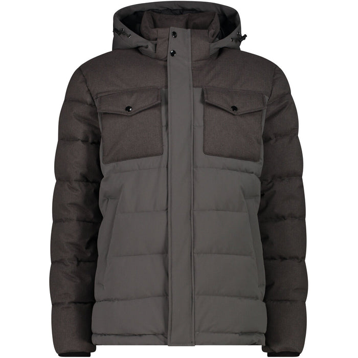 CMP Man Jacket Zip Hood Jacket E927 Dust Melange
