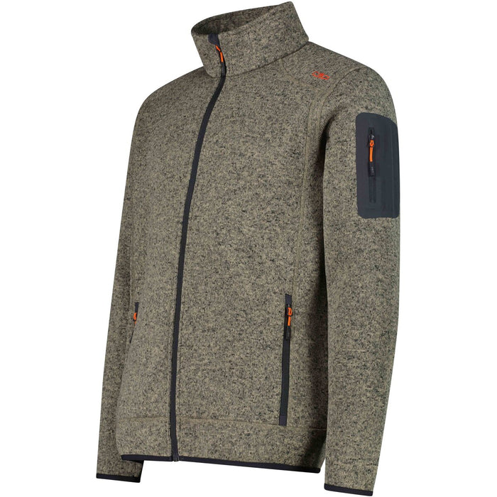 CMP Man Knit Fleece Jacket Fleece 00PV Corda-Antracite