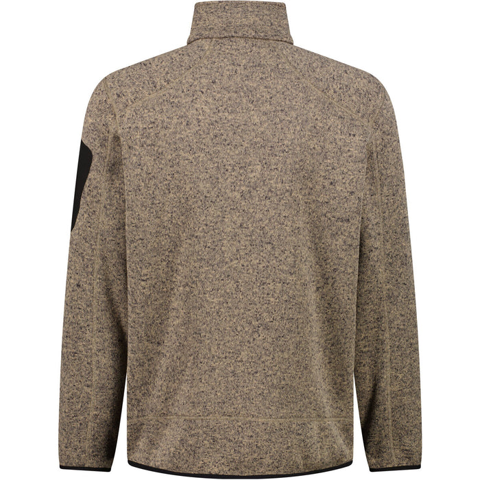 CMP Man Knit Fleece Jacket Fleece 04PZ Teak-Antracite