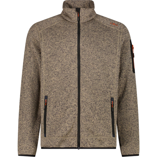 CMP Man Knit Fleece Jacket Fleece 04PZ Teak-Antracite