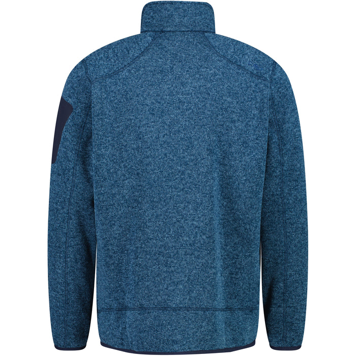 CMP Man Knit Fleece Jacket Fleece 07LT Ocean-B. Blue