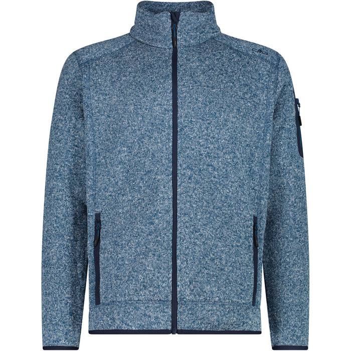 CMP Man Knit Fleece Jacket Fleece 07NV Petroleum-B.Blue