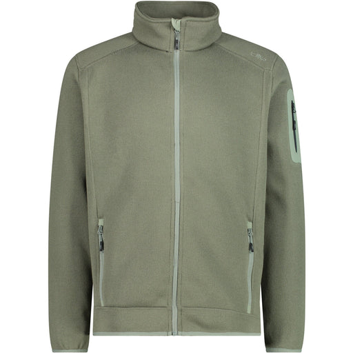 CMP Man Knit Fleece Jacket Fleece 08FG Torba-Salvia
