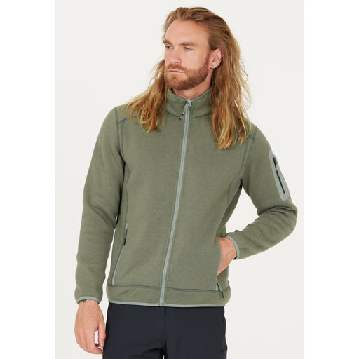 CMP Man Knit Fleece Jacket Fleece 08FG Torba-Salvia