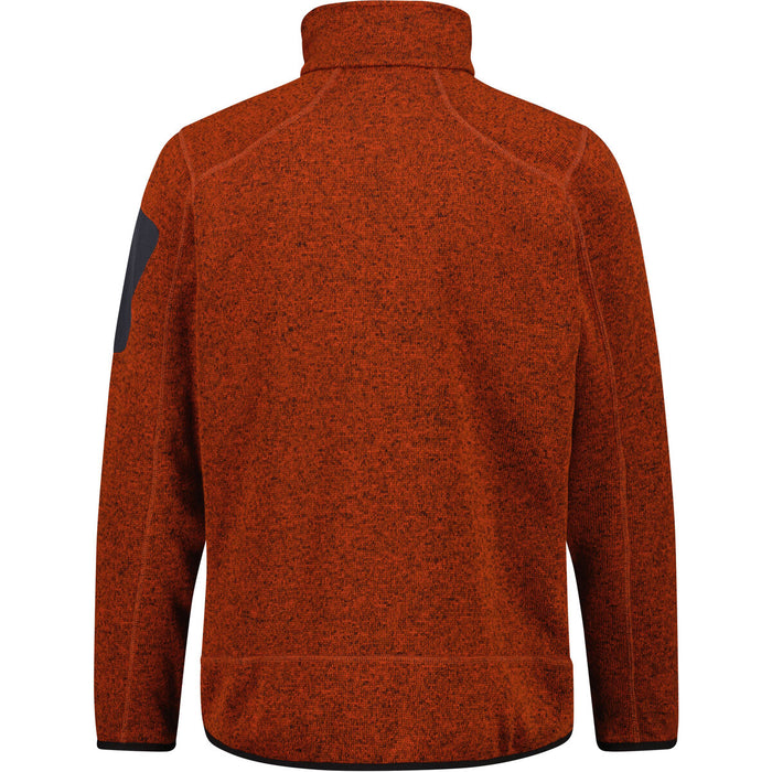 CMP Man Knit Fleece Jacket Fleece 11CZ Brick-Antracite