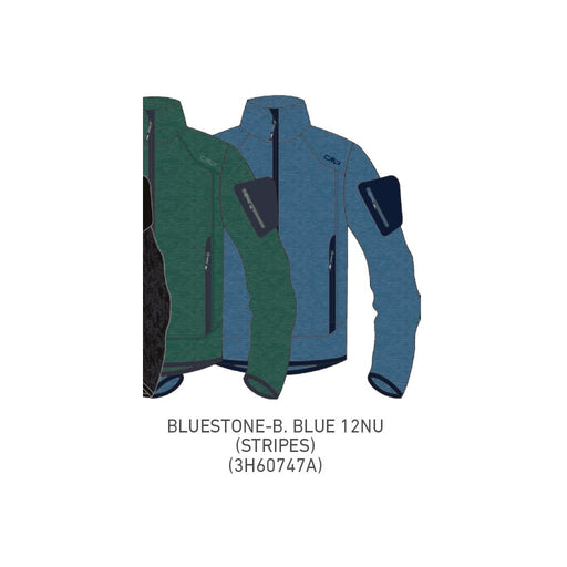 CMP Man Knit Fleece Jacket Fleece 12NU BLUESTONE-B.BLUE