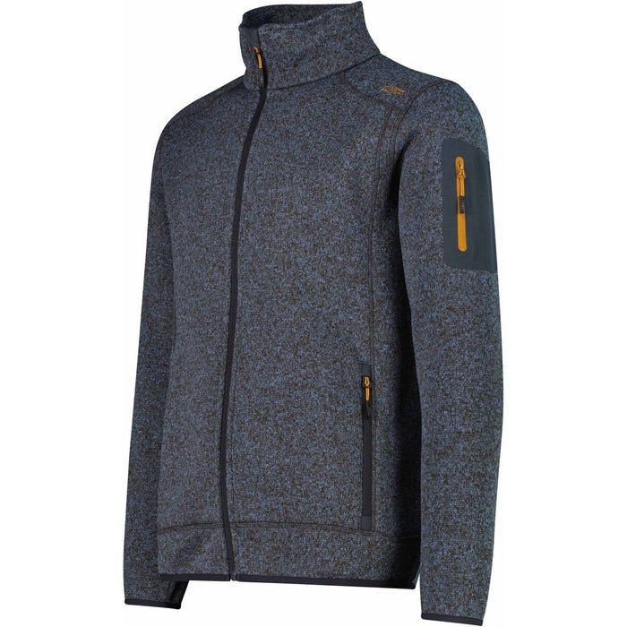 CMP Man Knit Fleece Jacket Fleece 13NZ Avio-Antracite