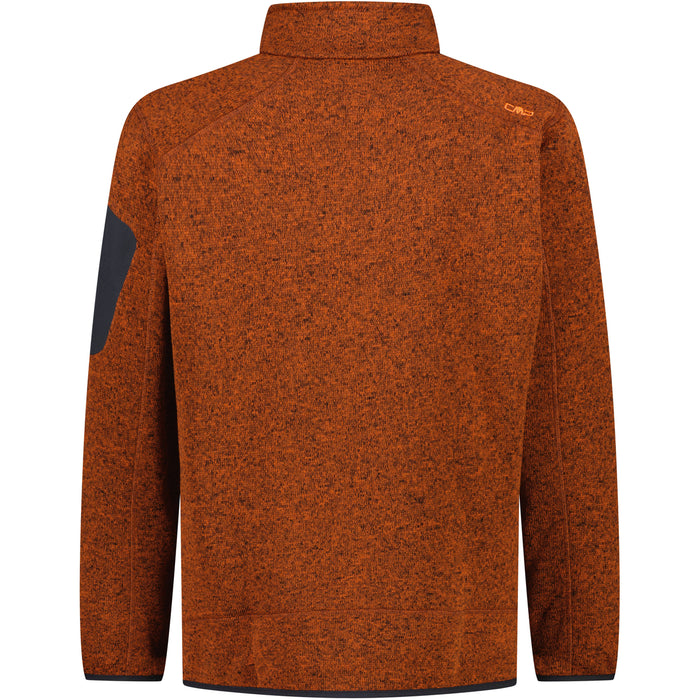 CMP Man Knit Fleece Jacket Fleece 14CT Ruggine-Antracite