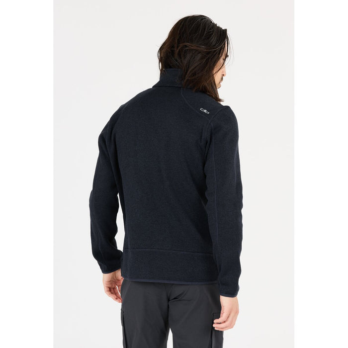 CMP Man Knit Fleece Jacket Fleece 21NS B.Blue-Antracite