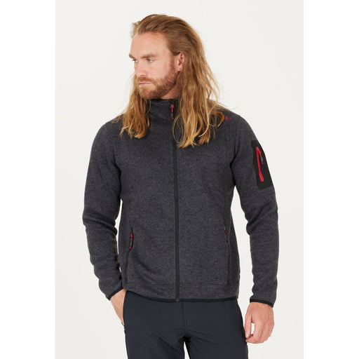 CMP Man Knit Fleece Jacket Fleece 65BH Nero