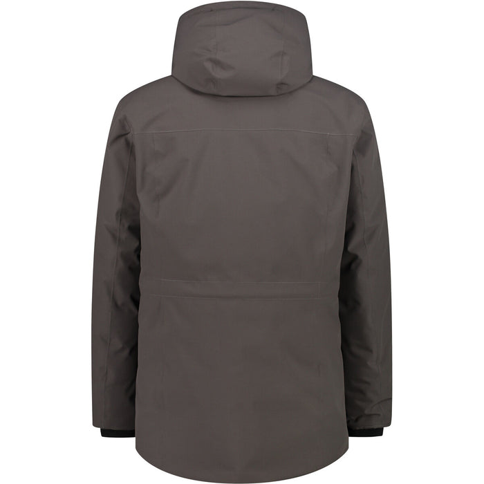 CMP Man Long Jacket Fix Hood Jacket E910 Dust