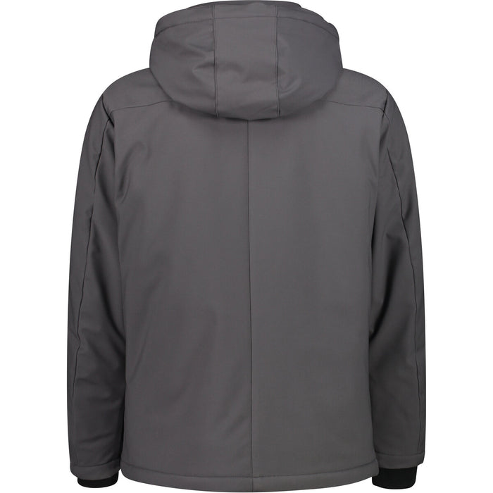 CMP Man Long Jacket Snaps Hood Jacket E910 Dust