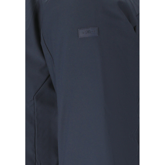CMP Man Parka Snaps Hood Jacket N950 Black Blue