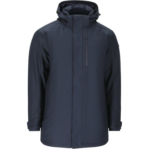 CMP Man Parka Snaps Hood Jacket N950 Black Blue