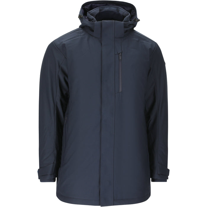 CMP Man Parka Snaps Hood Jacket N950 Black Blue