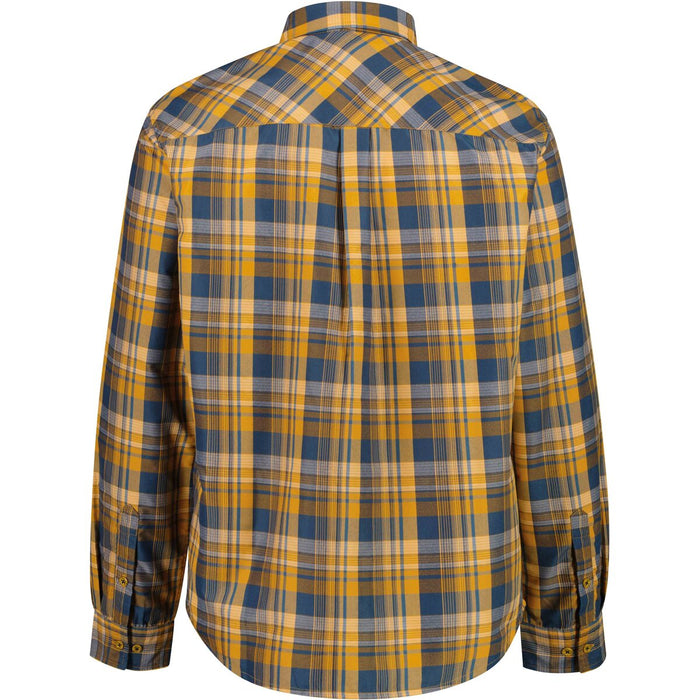 CMP Man Shirt Shirt 14ZV Petroleum-Curcuma-B.Blue