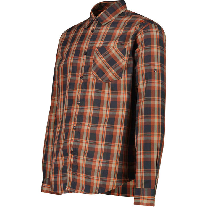 CMP Man Shirt Shirt 18ZV Antracite-Orange-Corda