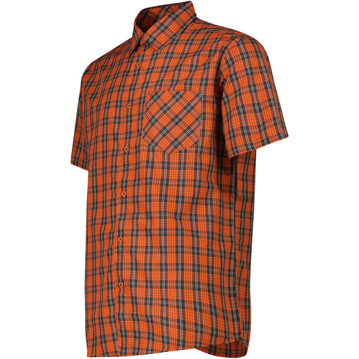 CMP Man Shirt Shirt 29ZV Antracite-Orange-Vaniglia