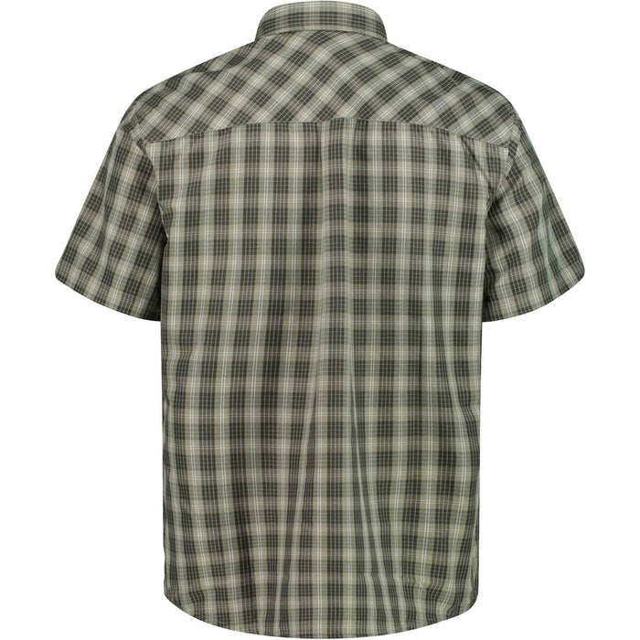 CMP Man Shirt Shirt 34ZV Sage-Pine-Bianco
