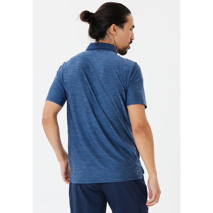 CMP Man Stretch Polo Melange Polo M862 B.Blue