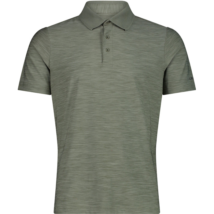 CMP Man Stretch Polo Melange Polo E651 Sage Melange