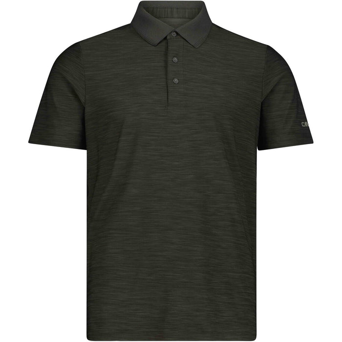 CMP Man Stretch Polo Melange Polo F978 Pine Melange