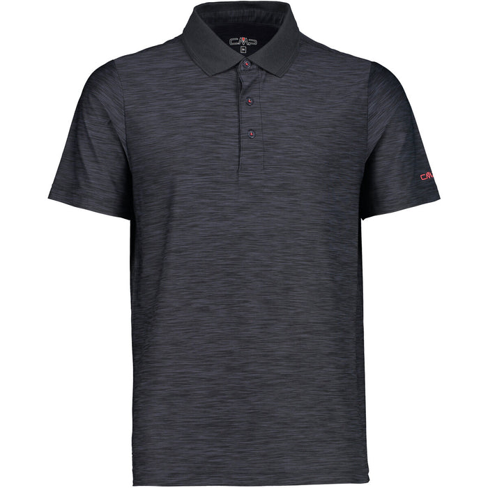 CMP Man Stretch Polo Melange Polo U817 Antracite Mel.