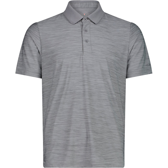 CMP Man Stretch Polo Melange Polo U890 Graffite