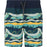 CRUZ Marcel M Knee Boardshorts Boardshorts Print 3637 Yellow Wave