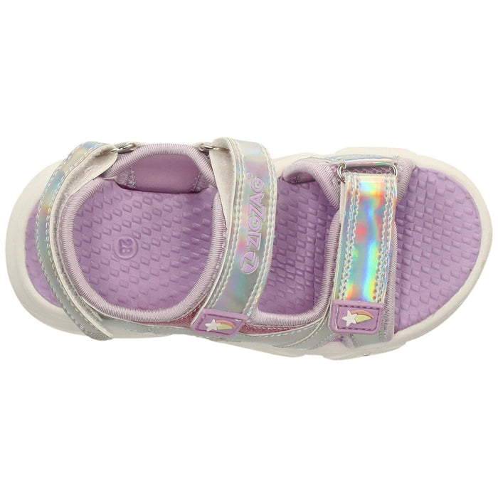 ZIGZAG Marchena Kids Sandal w/Lights Sandal 4255 Lavender